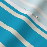 Spaced Vertical Stripes // medium print // Vanilla Cream Lines on Bubblegum