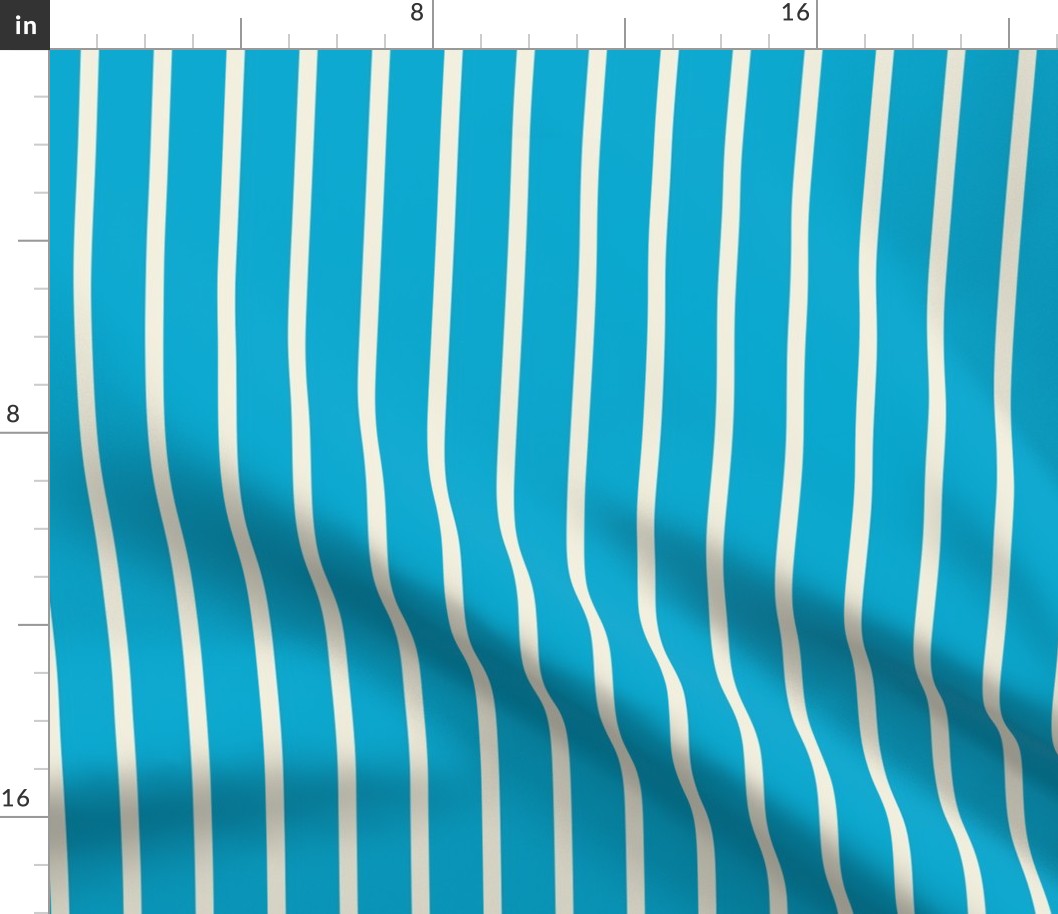 Spaced Vertical Stripes // medium print // Vanilla Cream Lines on Bubblegum
