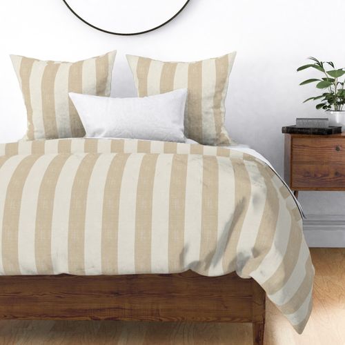 Basic Stripes (3" Stripes) - Beige & Cream