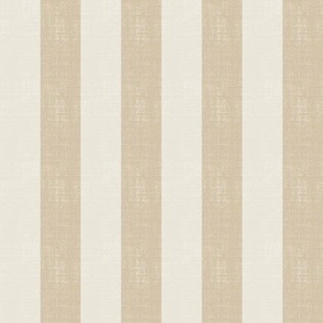 Basic Stripes (1" Stripes) - Shaker Beige and Soft Chamois  (TBS216)