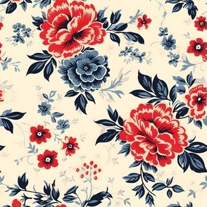 Americana Cream Floral