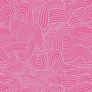 Surf Waves - Medium - Pink