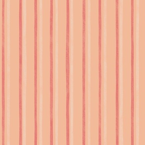 pink lines with Pantone® of the year Peach Fuzz background