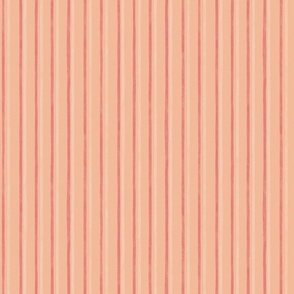 tiny pink lines with Pantone® of the year Peach Fuzz background