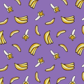 Banana Watercolor - Purple