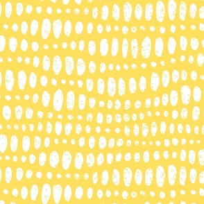 Wavy Dots Yellow White (L)