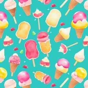 Party Lollies and Ice creams // Pastels
