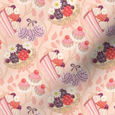 Dreamy magic sweets tree wallpaper 6x6''