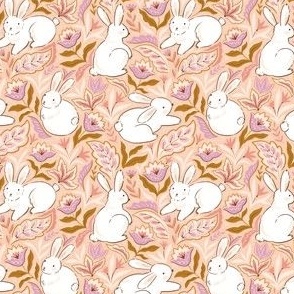 Cute rabbit print (small scale)