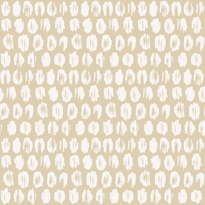 abstract marks - sand beige & white