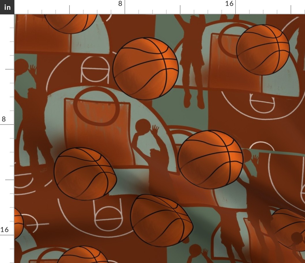 Basketball Three Pointer, Half Court
