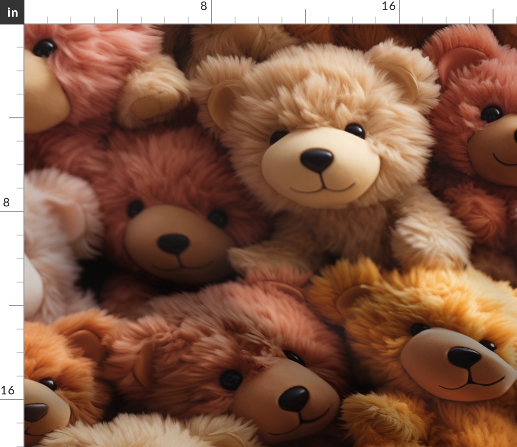 Cuddly Teddy Bears Larger