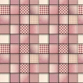 pink square patchwork