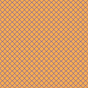 Yellow Orange Diamond Netting