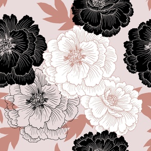 Western gothic Big peonies