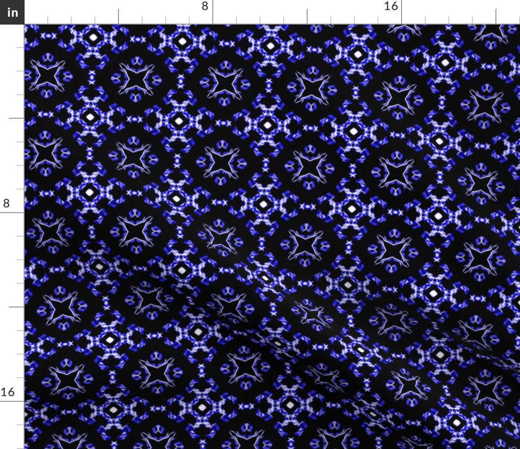 Blue Bandana Pattern