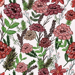 Ruby Floral Array