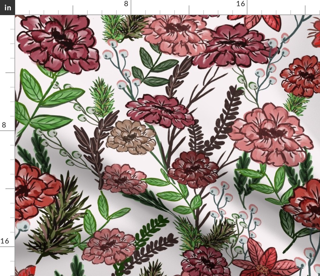 Ruby Floral Array