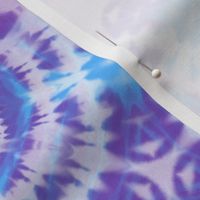 Tie Dye Purple Blue Abstract