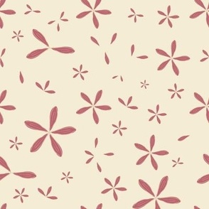 Medium Whimsical Daisy Bloom pink petals cream