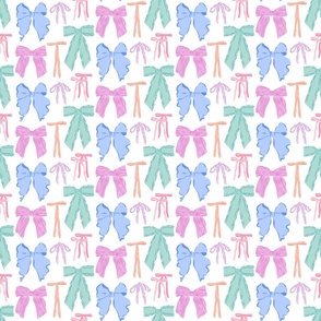 Pastel Bows - Small Repeat