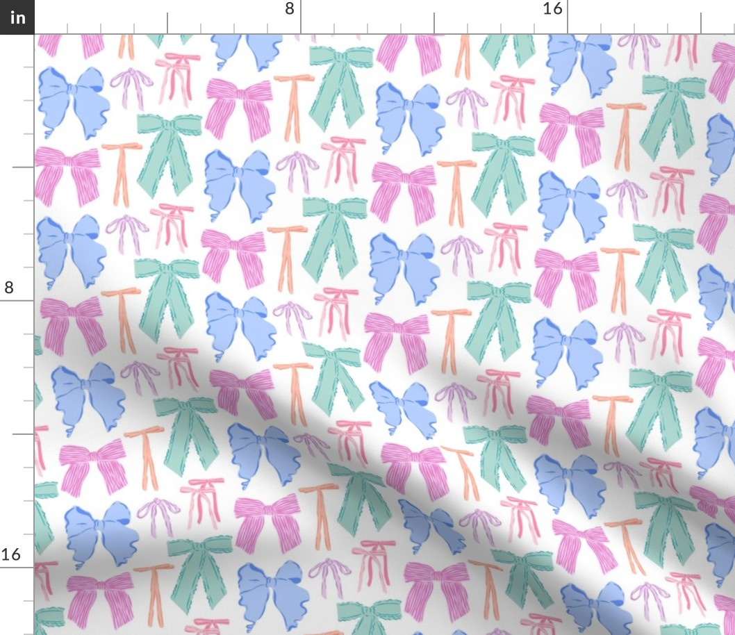 Pastel Bows - Small Repeat