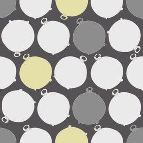 clock dots in yellow and gray