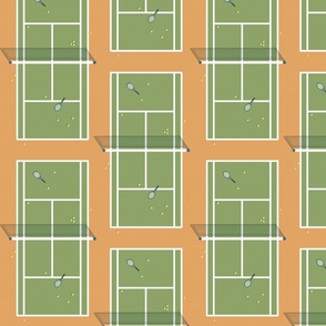 Tennis court pattern