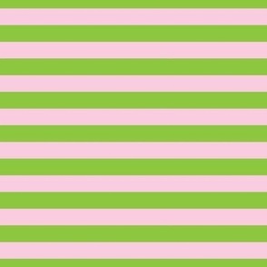 Stripe Light Pink and Lime Green
