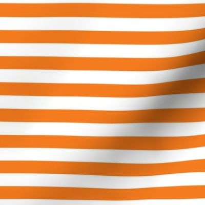 Stripe Orange and White