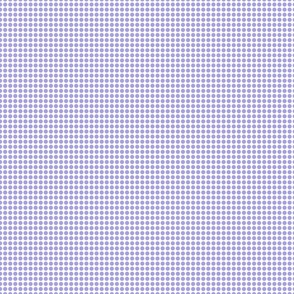Lavender lilac polka dots on a white 