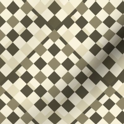 Modern Geometric - Trellised Tilework - Antique White