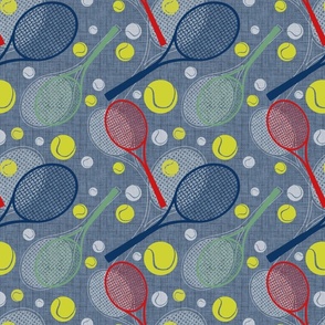 A sporty pattern for tennis fans.