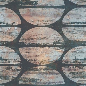 Circle distressed rusty background