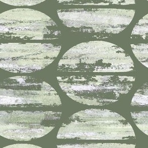 Circle distressed olive green background
