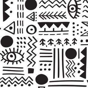 Abstract ethnic tribal pattern