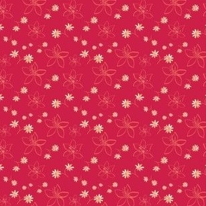 Ditsy Floral on Cherry