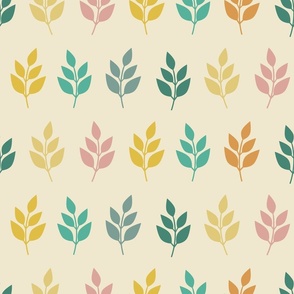 Pattern with Leaves - large