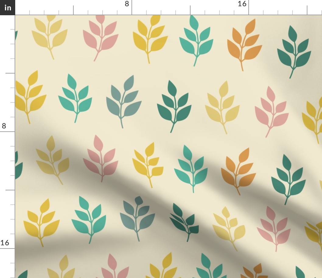 Pattern with Leaves - large