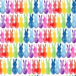 Rainbow Easter Bunnies (Small Scale)