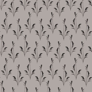 Meadow Grasses Taupe-Black