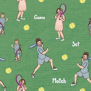 Kids Playing Tennis-One Direction