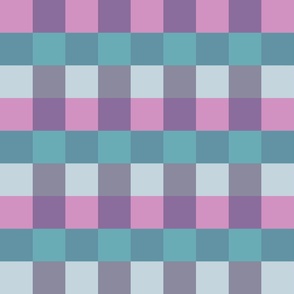 Torpa Checker pink-turquoise