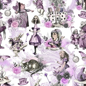 Alice Collage Lilac Purple