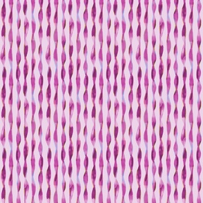 Magenta Watercolor Vertical Ribbon Stripes SMALL