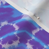 Blue Purple Abstract Tie Dye