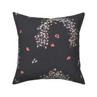 (L) Rose Arbor | Pink Grey Black | Large Scale