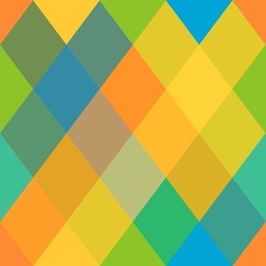 Multi Color Argyle Pattern