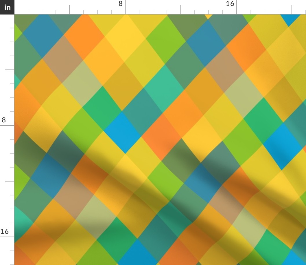 Multi Color Argyle Pattern