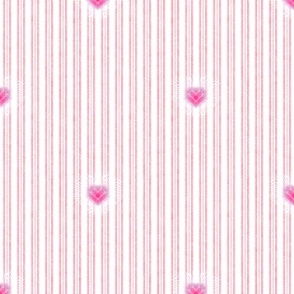 Little Hearts on Pink Velvet Stripes